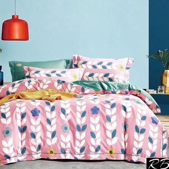 MARBELLA KING BEDSHEET AND 2 PILLOW COVER BEDDING SET♥️ - Picture 3 of 3